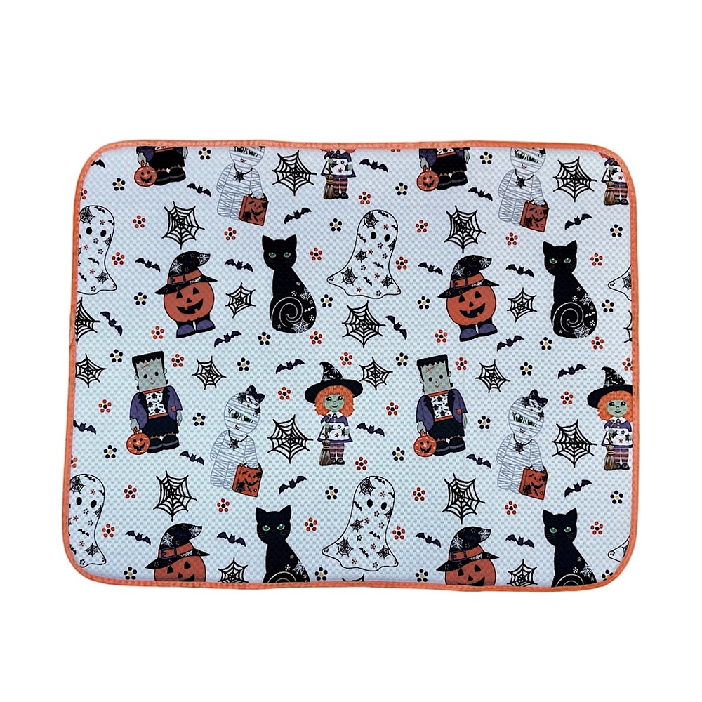 Temp-tations Large Microfiber Kitchen Drying Mat - Boo-fetti